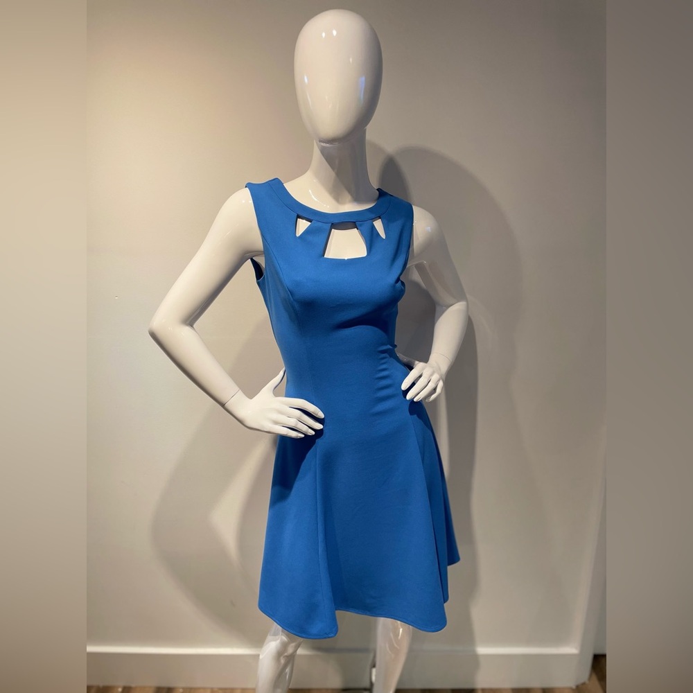 Elegant blue dress